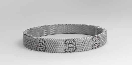 "Diamond Wealth Bracelet - Bitcoin"